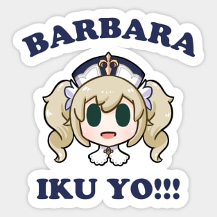 Genshin Impact Barbara Iku yo Sticker